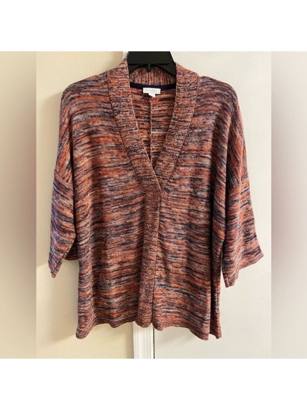 J Jill Pure Jill Multicolor Knit v neck sweater small petite